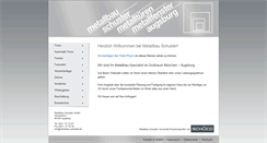 Desktop Screenshot of metallbau-schuster.de